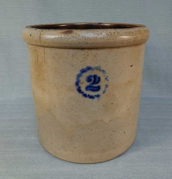 Vintage 2 Gallon Stoneware Crock