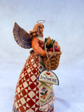 Jim Shore Give Thanks 2006 Angel with Basket