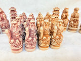 Chinese Themed Carved Resin Chess Pieces