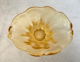 Murano Style Teleflora Amber Vase