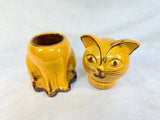 Large Butterscotch Cat Cookie Jar