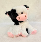 Mini Hugz Weighted Stuffed Cow - Brand New!