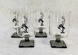 Set of 4 Star-Kist Charlie the Tuna Glasses