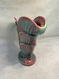 Art Deco California Double Leaf Vase