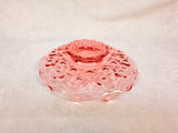 L E Smith Pink Tidbit Tray