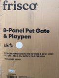 Frisco 8 Panel Pet Gate and Playpen
