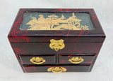 Chinese Lacquer Jewelry Box