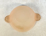 Hocking Mayfair Open Rose Frosted Pink Serving Set