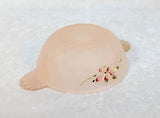 Hocking Mayfair Open Rose Frosted Pink Serving Set