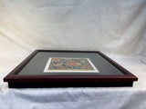 Framed Chinese Embroidery Medallion