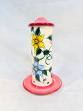 Pretty Ceramic Bird Feeder by Gail Pittman