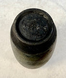 Silver Gray Raku Vase