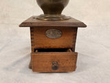 Vintage B.Z. Zassenhaus Mokka Wooden Coffee Mill