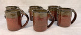 Set of 6 Handmade Mugs