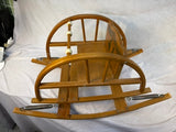 Vintage Teetertot Toddler Ricking Chair by Delphos Bending Co.