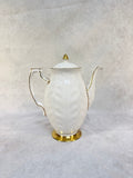 Aynsley Golden Crocus Bone China Tes Set for 5