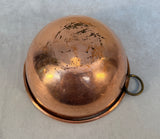 Vintage Copper Rolled Edge Mixing Bowl