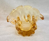 Murano Style Teleflora Amber Vase