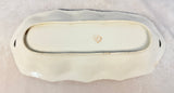 Vintage Urla Germany Long Serving Dish Iridescent Porcelain