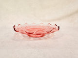 L E Smith Pink Tidbit Tray