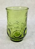 Anchor Hocking Heritage Hill Avocado Green Juice Glasses - Set of 3