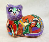 Hand-Painted Mexican Talavera Cat