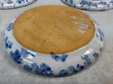 Bybee Blue and White Spongeware Pottery Set