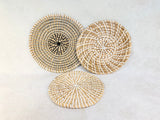Set of 3 Hand-Woven Hot Pads/Trivets