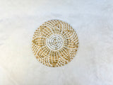 Set of 3 Hand-Woven Sisal Shallow Baskets