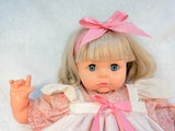 Vintage Wicker Doll Stroller with Madame Alexander Doll