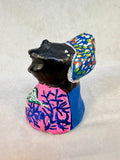 Folk Art Bust by Haitian Artist Louisiane Saint Fleurent