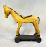 Vintage Rustic Pony Wheeled Toy