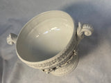 Vintage Imperial Porcelain Footed Compote Dish with Lid