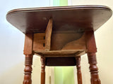 Antique Pembroke Mahogany Drop Leaf Table