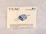 Vintage TEAC E-1 Head Demagnetizer w/Box & Manual
