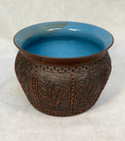 Six Nations Reserve Kanyengeh Pottery Vase, Signed by Potter Joanne Smith