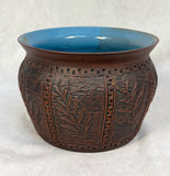 Six Nations Reserve Kanyengeh Pottery Vase, Signed by Potter Joanne Smith