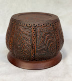 Six Nations Reserve Kanyengeh Pottery Vase, Signed by Potter Joanne Smith