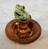 R. Wolff Pottery Tea Pot with Frog Lid