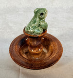 R. Wolff Pottery Tea Pot with Frog Lid