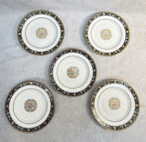 Wedgwood Runnymede Blue 6" Bread & Butter Plates - Lot of 5