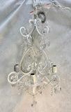 Tadpoles Crystal 4-bulb 17" Mini Chandelier - Brand New!