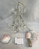 Tadpoles Crystal 4-bulb 17" Mini Chandelier - Brand New!