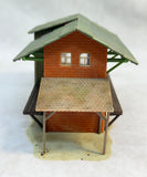 HO Scale Model Train Buildings, Trees and Animals, Various Makers