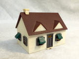 HO Scale Model Train Buildings, Trees and Animals, Various Makers