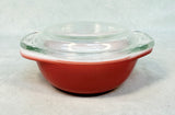 Pyrex Deep Pink 8 oz. Round Ovenware Dishes - Lot of 4 Bowls, 2 Lids
