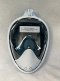 Wildhorn Seaview 180 Full Face Snorkel, L/XL White - Brand New with Bag