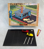 HO Scale Model Train Buildings - Lot of 3 + Parts of 1, Various Makers