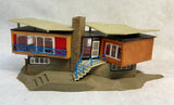 HO Scale Model Train Buildings - Lot of 3 + Parts of 1, Various Makers
