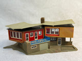 HO Scale Model Train Buildings - Lot of 3 + Parts of 1, Various Makers